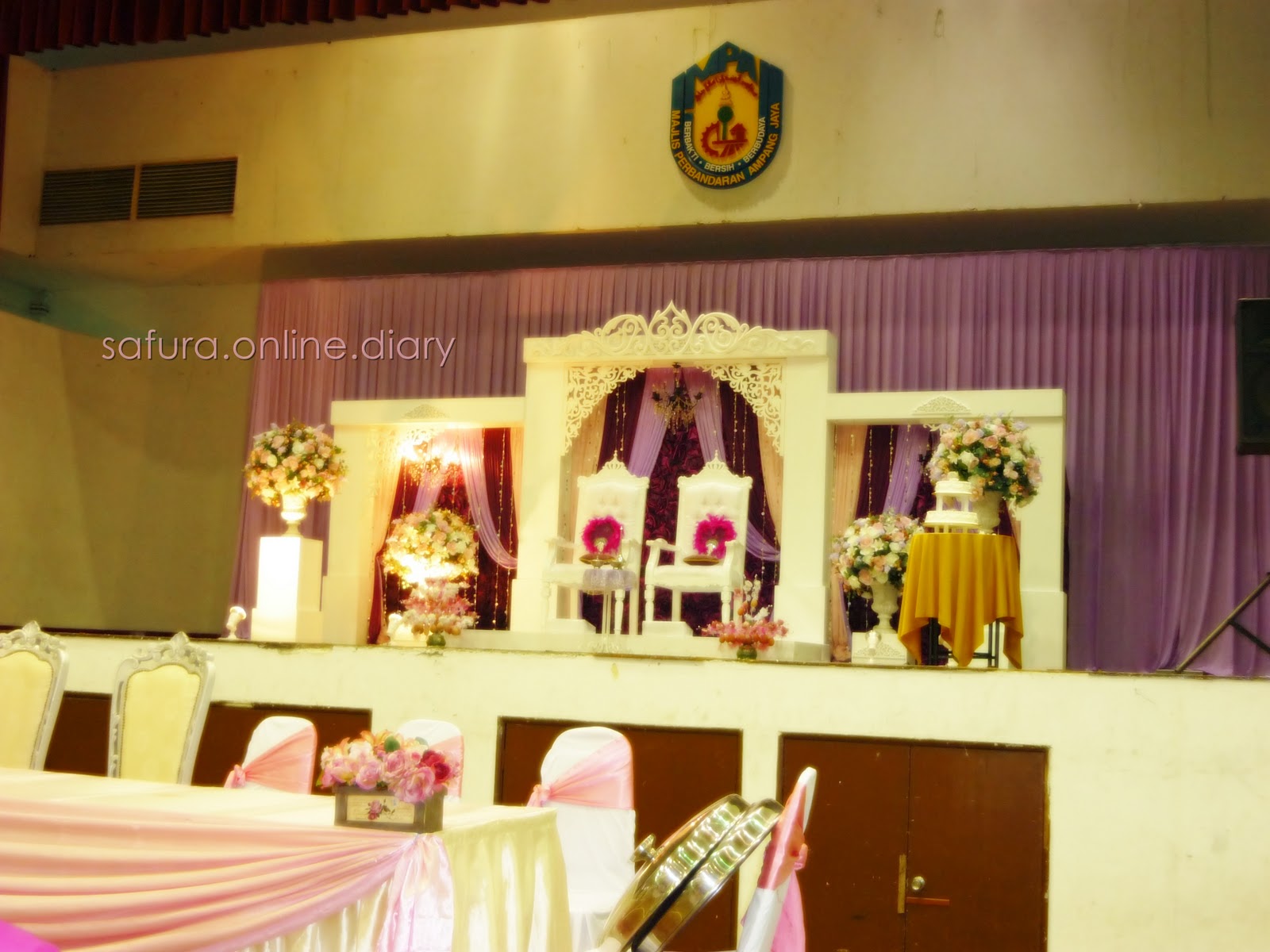 Pelamin Simple tapi Menarik safura online diary