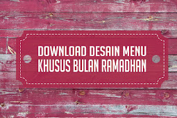 Desain Banner Spanduk Promo Menu Ramadhan