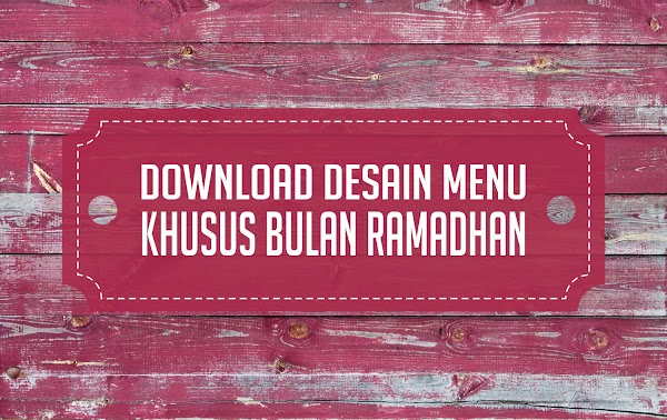 Desain Banner Spanduk Promo Menu Ramadhan