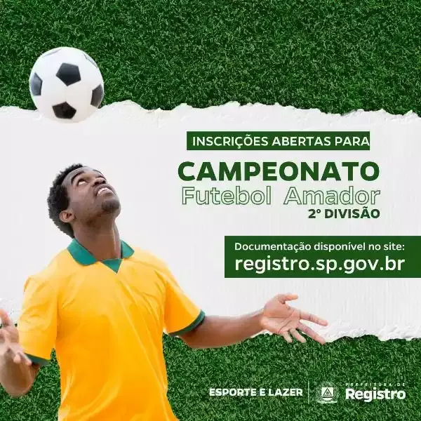 Campeonato Municipal de Futebol Amador – 2 Divisão em Registro-SP