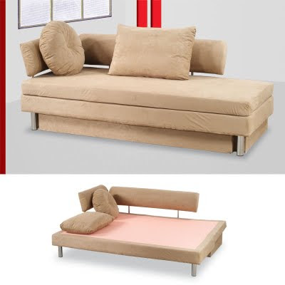 Futon Sofa Beds  Storage on Sofa Bed Represents Functional Design With Ample Hideaway Storage