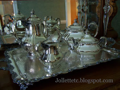 Helen Killeen Parker silver tea set  https://jollettetc.blogspot.com