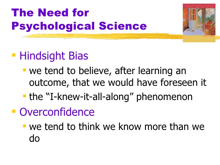 Today's psychological science does study intuition but it is observed that our thinking memory and attitude operate at two levels conscious and unconscious.