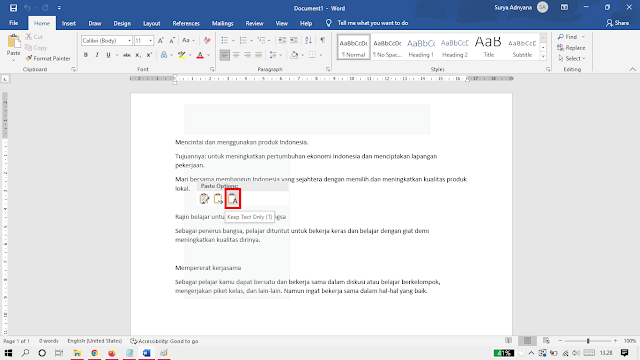3 Cara Copy Paste Tulisan Dari Internet Ke Word Agar Rapi Dan Tidak Berantakan