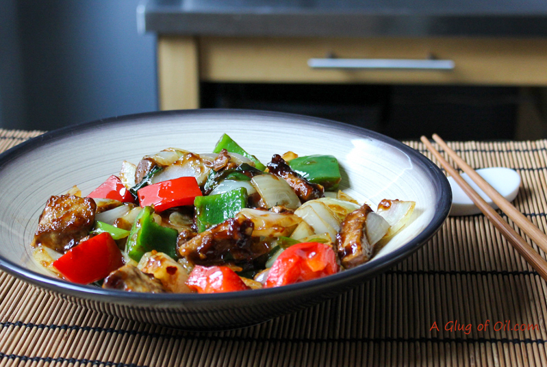 Quorn Chinese Style Spicy Beef With Peppers A Glug Of Oil
