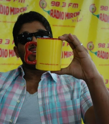 image of StyLish Star Allu Arjun @ Radio Mirchi 98.3 FM Station!!   pictureswallpapers  photo