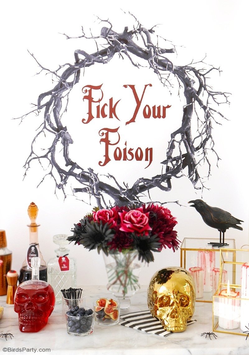 Creepy n Chic Halloween  Cocktail Party  Ideas  Party  