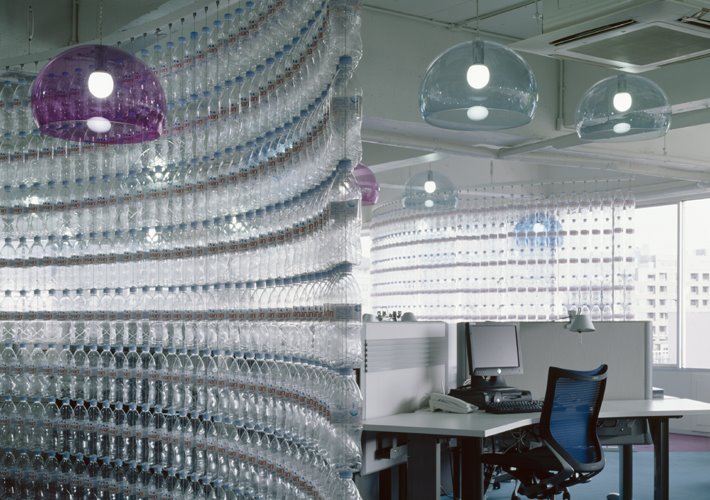 Plastic Bottle Wall