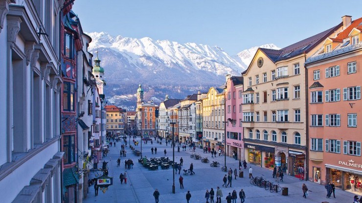 Innsbruck – Capital of Tirol Embedded in the Inn Valley, Austria