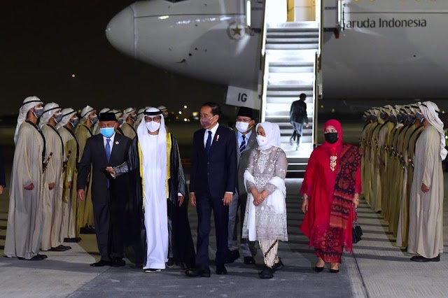 Tiba di Abu Dhabi, Presiden Jokowi akan Bertemu Investor PEA
