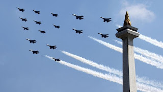 TNI AU Ajak Warga Lihat Demo Manuver Pesawat Tempur di Langit Jakarta !