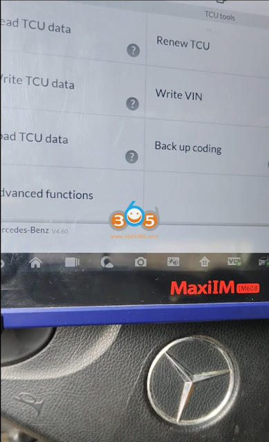 Autel IM608 Write VIN on Mercedes VGS2 VGS3 3