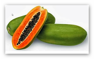 The content of the nutrients found in Papaya