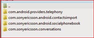 com sonyericsson android socialphonebook