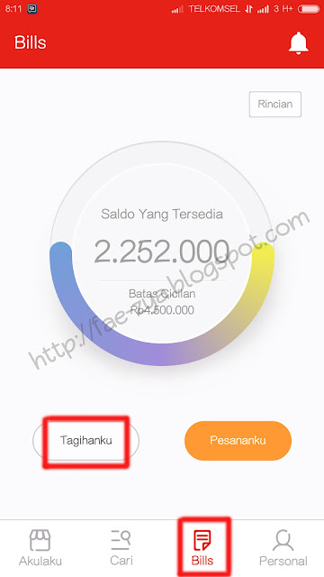 Cara melakukan pembayaran di AKulaku dengan Mobile Banking BCA