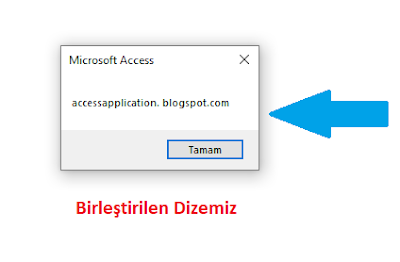 Dize Birleştirme Fonksiyonu