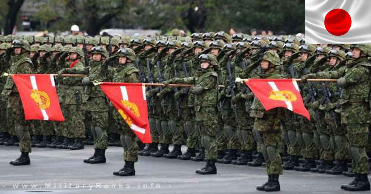 Japan Self-Defense Forces Ranks and Insignia Japan Army Ranks JSDF Ranks
