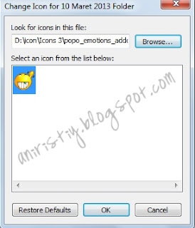 ganti icon folder