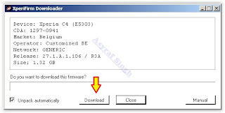 Download Sony Xperia C4 Firmware