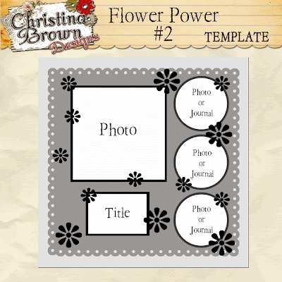 http://www.christinabrowndesigns.com/2009/05/flower-power-template-2.html