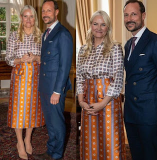 Crown Prince Haakon and Crown Princess Mette-Marit of Norway in London