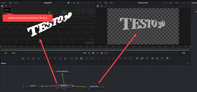 anteprima del testo 3D