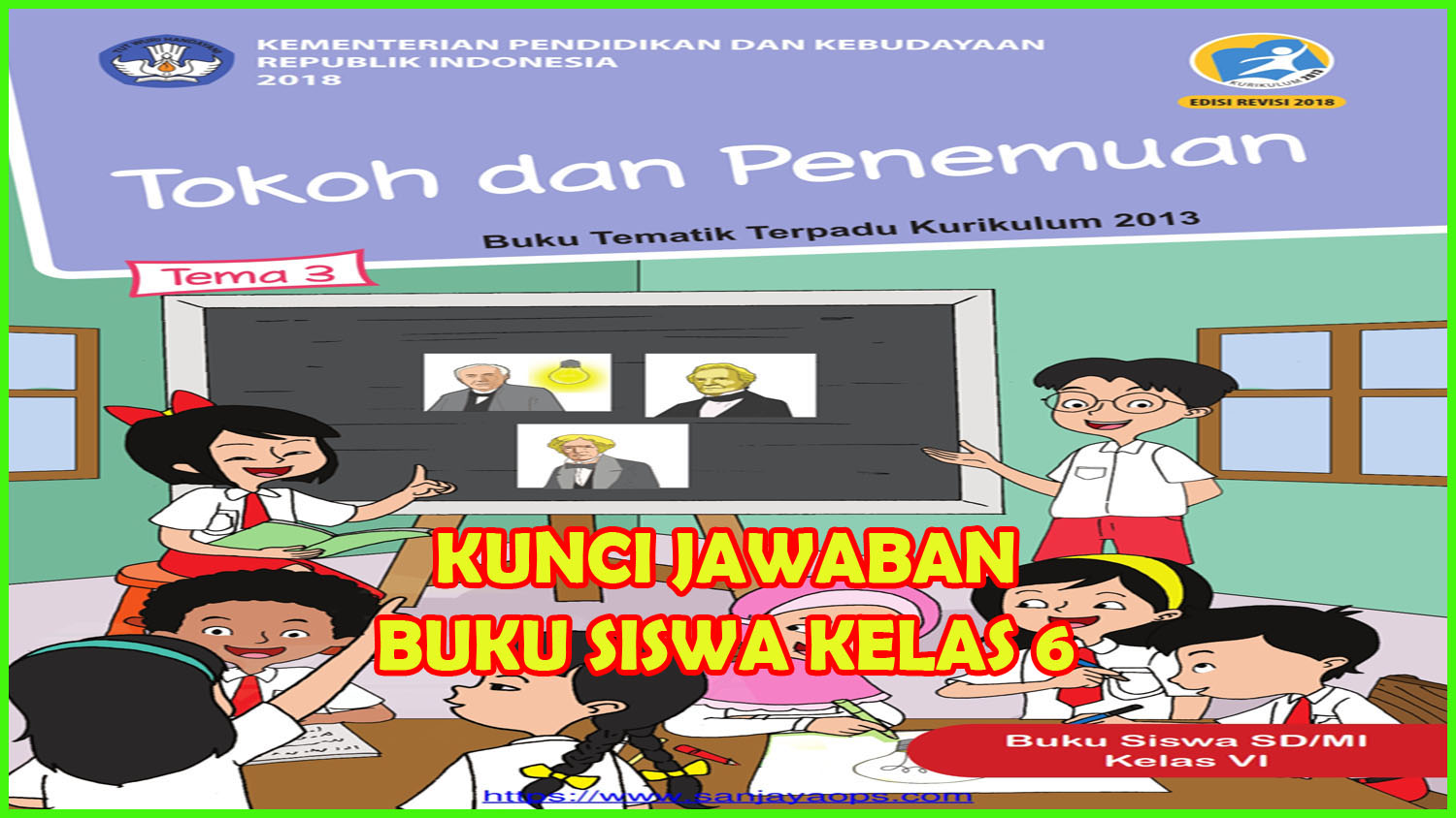  Kunci Jawaban Buku Siswa Tema 3 Kelas 6 Tokoh dan Penemuan 