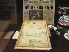 Batman Returns Penguin birth certificate movie prop