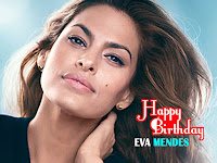 eva mendes birthday wishes wallpapers whatsapp status video 2019, sizzling united states actress eva mendes exclusive photo for her birthday celebration.