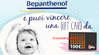 Logo Bepanthenol ti regala 50 Gift Card da 100 euro