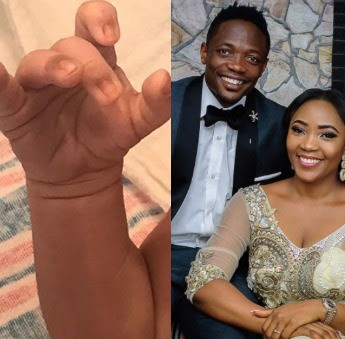 Photo: Ahmed Musa and his wife, Julie, welcome baby boy!