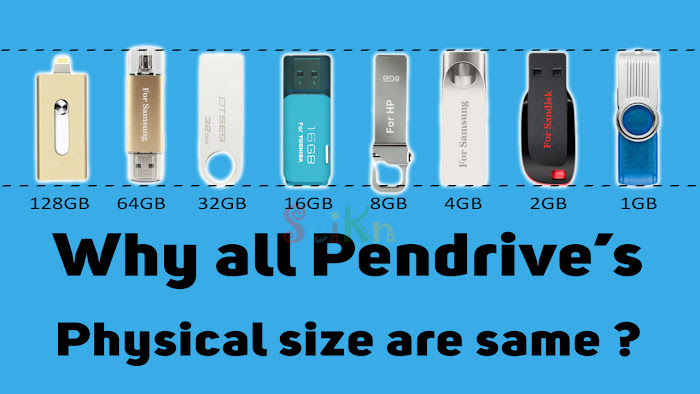 Why all Pendrives physical size are same