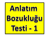 Anlatım Bozukluğu testi indir