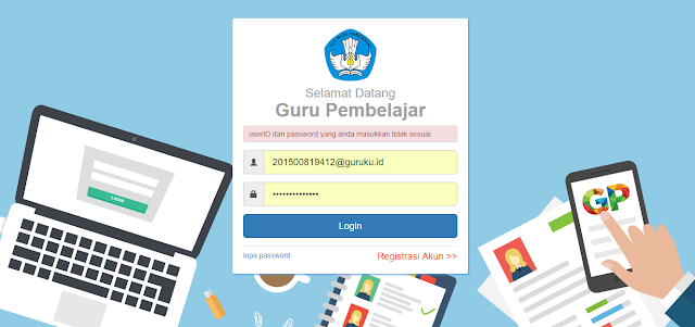 Solusi Userid Dan Passwod Tidak Sesuai Di Sim Pkb 2017