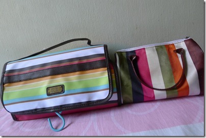 old vs new cosmetic bag