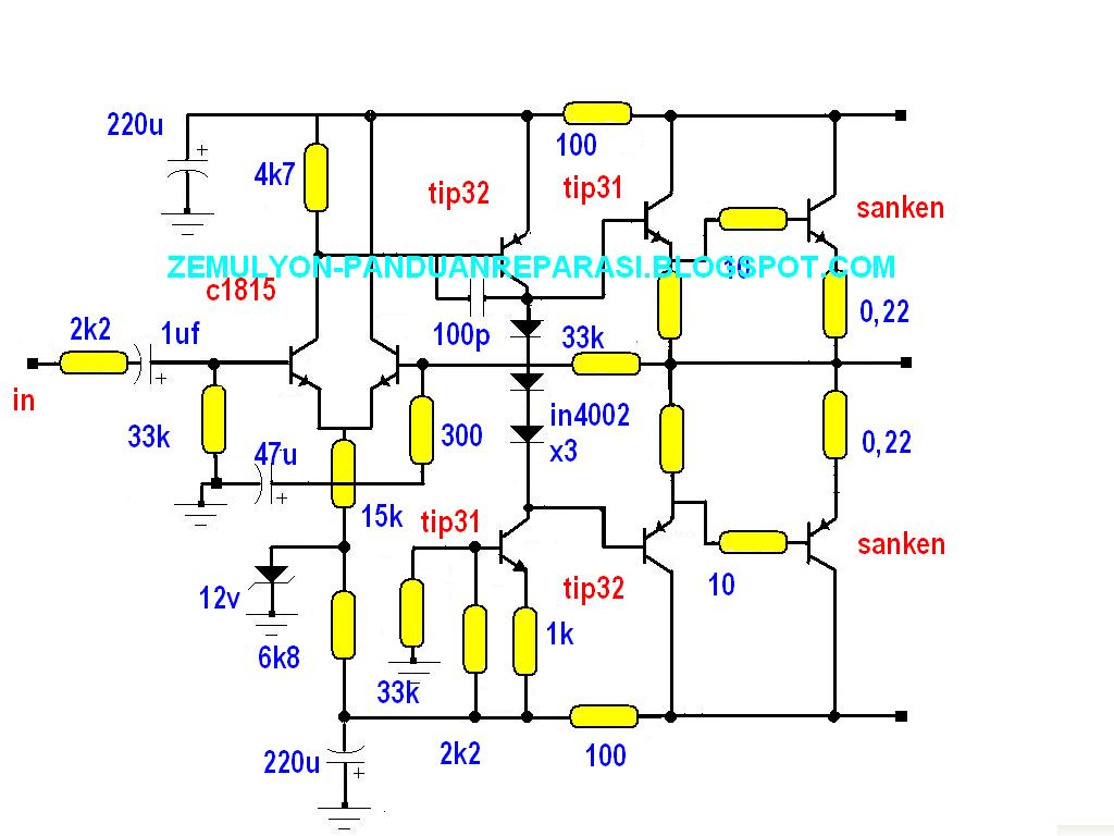 TEKNIK MODIFIKASI AMPLIFIER OCL 150WATT 400WATT Jenis Jenis