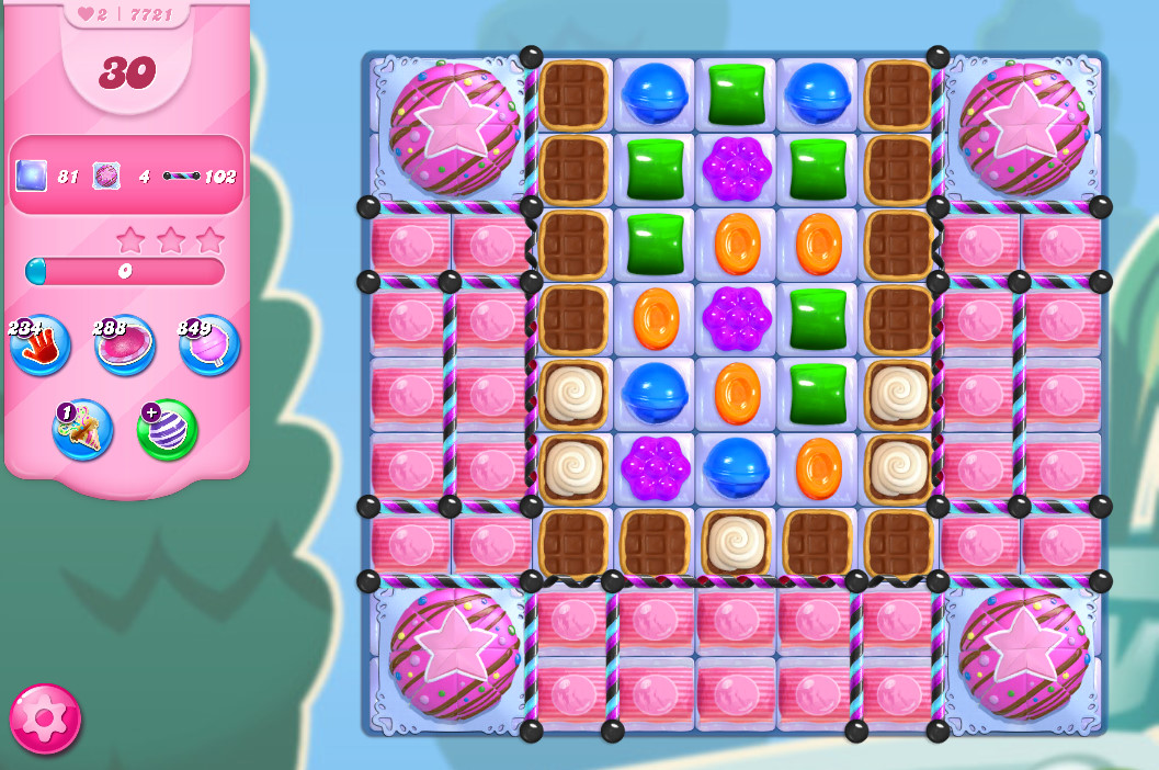 Candy Crush Saga level 7721