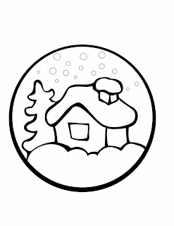 preschool xmas coloring sheet