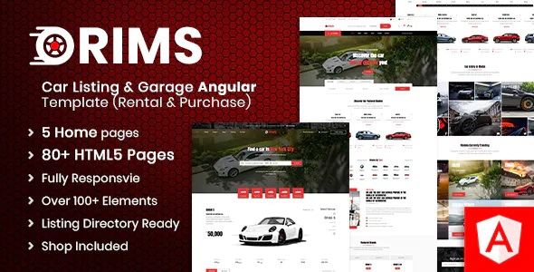 Car Service Angular Template