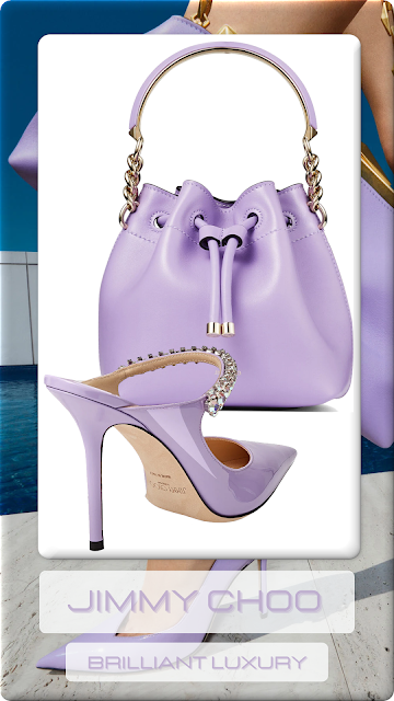 ♦Jimmy Choo Purple Accessories #jimmychoo #shoes #bags #purple #brilliantluxury