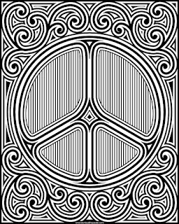 peace symbol coloring page- available in jpg and transparent png versions