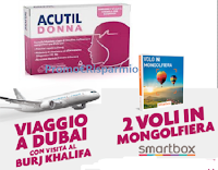 Logo Acutil Donna ''Nessun limite, neanche il cielo'': vinci 36 kit da 2 cofanetti Smartbox e 1 viaggio a Dubai