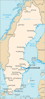 Map of Stockholme, Kinuna, Lulea, Umea, Tarnaby, Karlstad, Goteborg, Boras, Halmstad, Malmo, Kalmar, Sweden