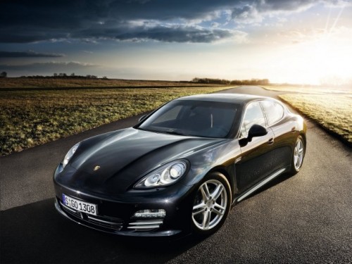 Approach the 2011 Porsche Panamera from the front the first few times