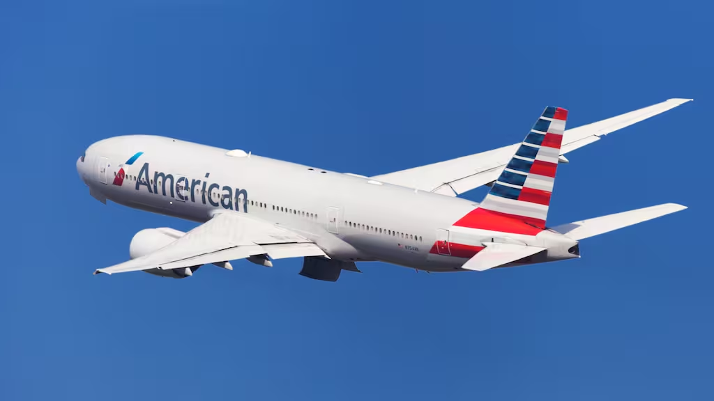 Một chiếc Boeing 777 của American Airlines. (Nguồn: istock.com)