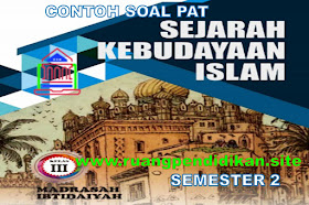 Contoh Soal PAT/UKK SKI Kelas 3 SD/MI Sesuai KMA 183