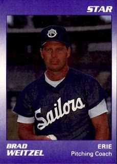 Brad Weitzel 1990 Erie Sailors card