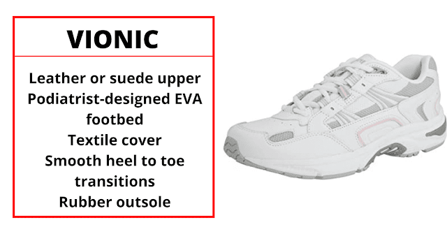 Vionic leisure plantar fasciitis sneakers