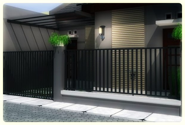 Kumpulan contoh pagar  rumah minimalis 