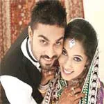 Salman Yusuff Khan with his wife